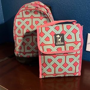 Matching backpack and lunch bag